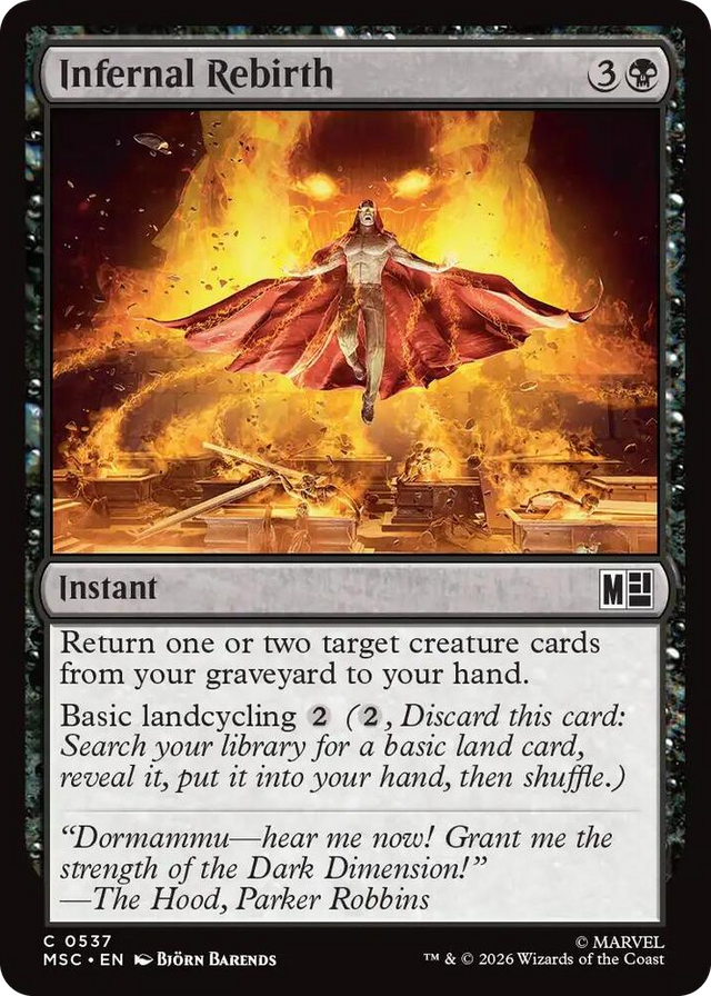 0537 Infernal Rebirth C Commander: Marvel Super Heroes