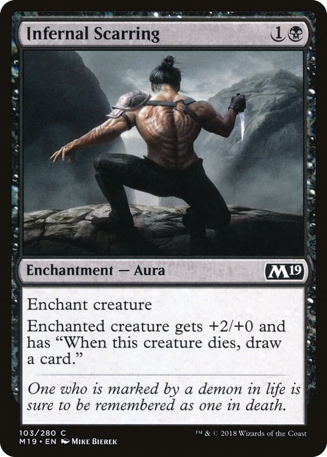 0103 Infernal Scarring C Core Set 2019