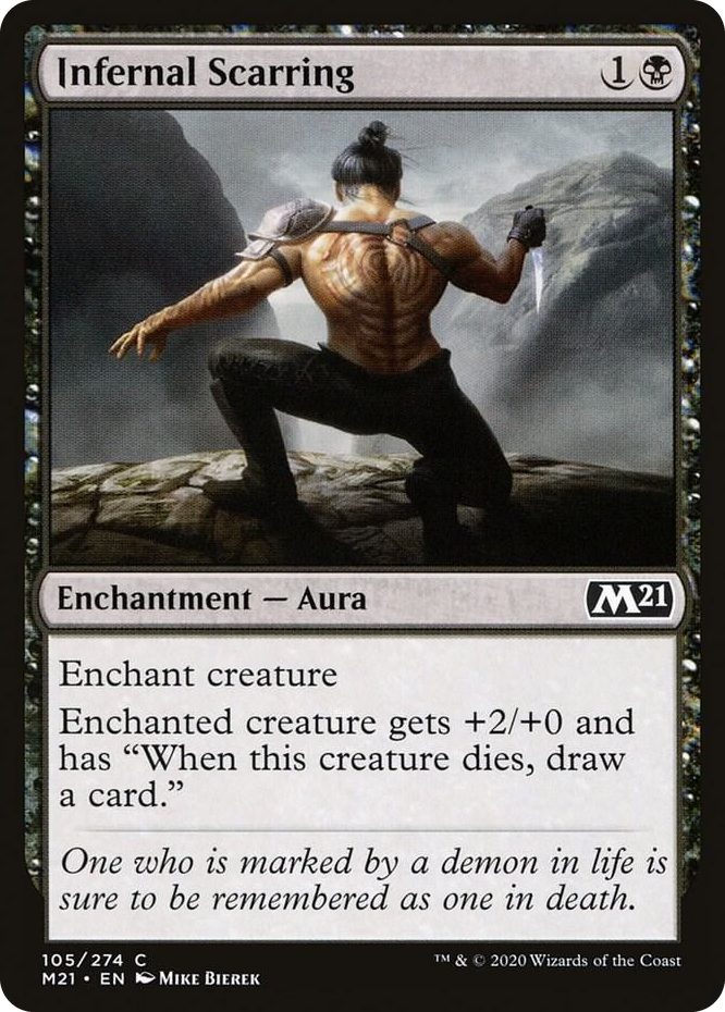 0105 Infernal Scarring C Core Set 2021
