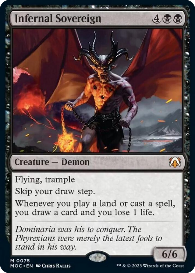 0075 Infernal Sovereign M Commander: March of the Machine