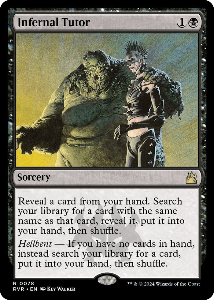 Infernal Tutor #78 R - Ravnica Remastered Pokemon card