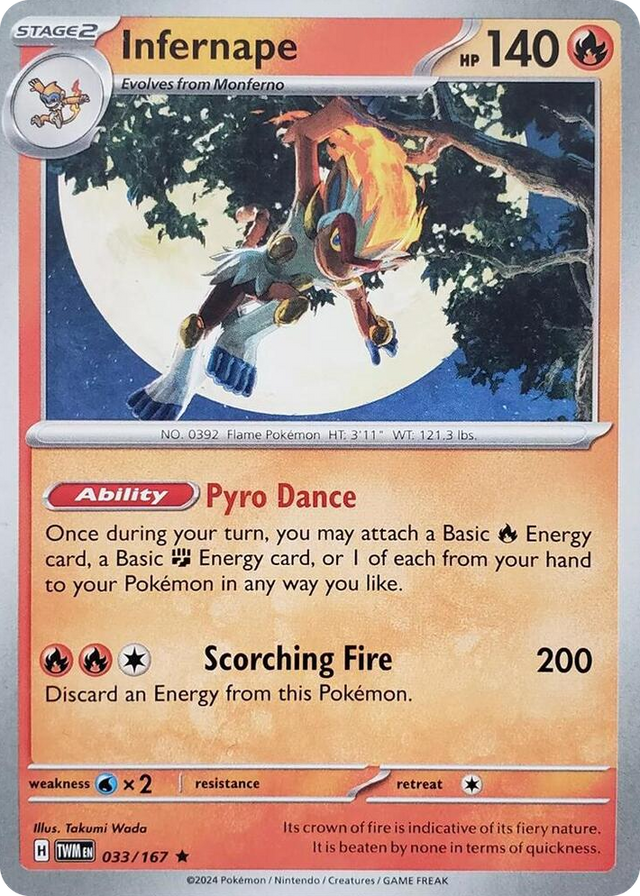 0033 Infernape Rare Deck Exclusives