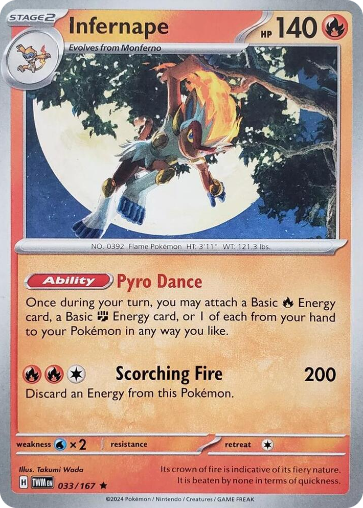 0033 Infernape Rare Deck Exclusives