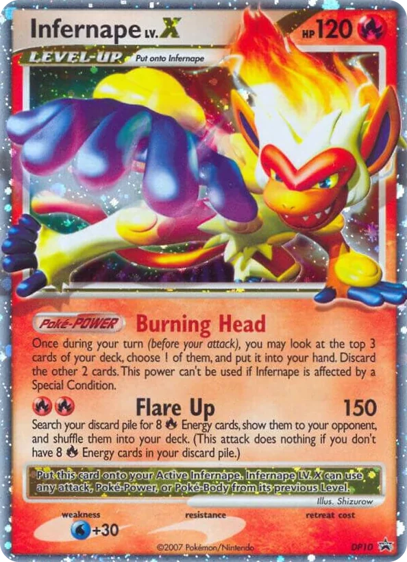DP010 Infernape LV.X - DP10 Promo Diamond and Pearl Promos