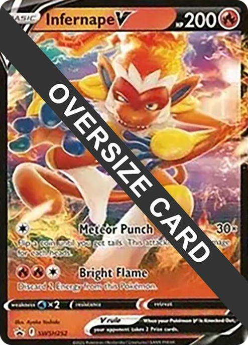 SWS252 Infernape V - SWSH252 Promo Jumbo Cards