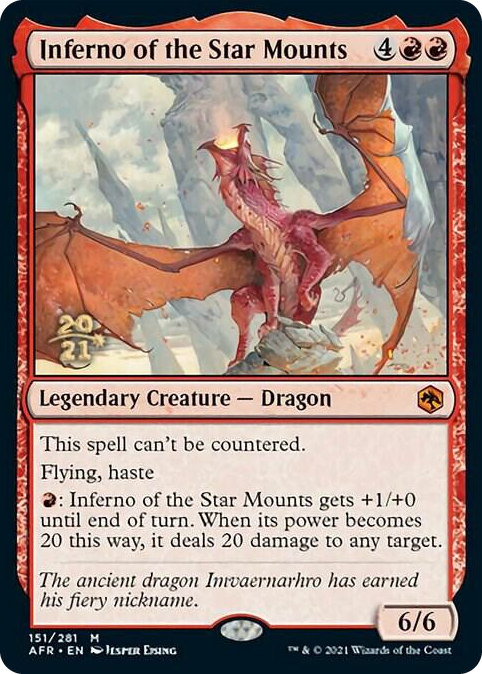 Inferno of the Star Mounts #151 M - Prerelease Cards Pokemon card