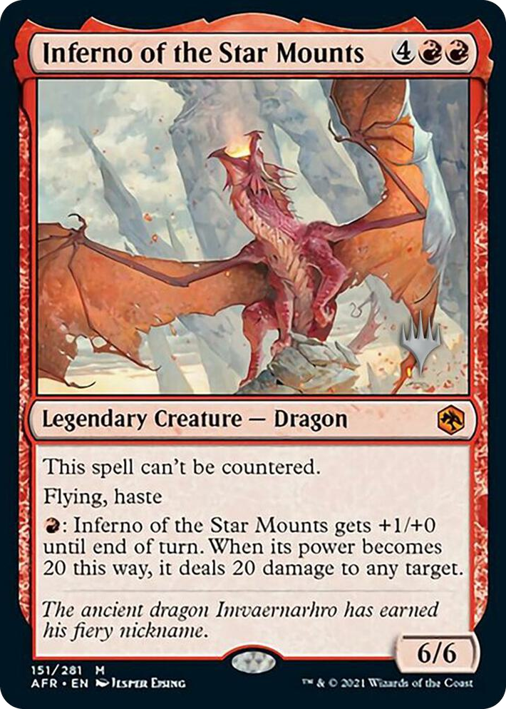 0151 Inferno of the Star Mounts M Promo Pack: Adventures in the Forgotten Realms