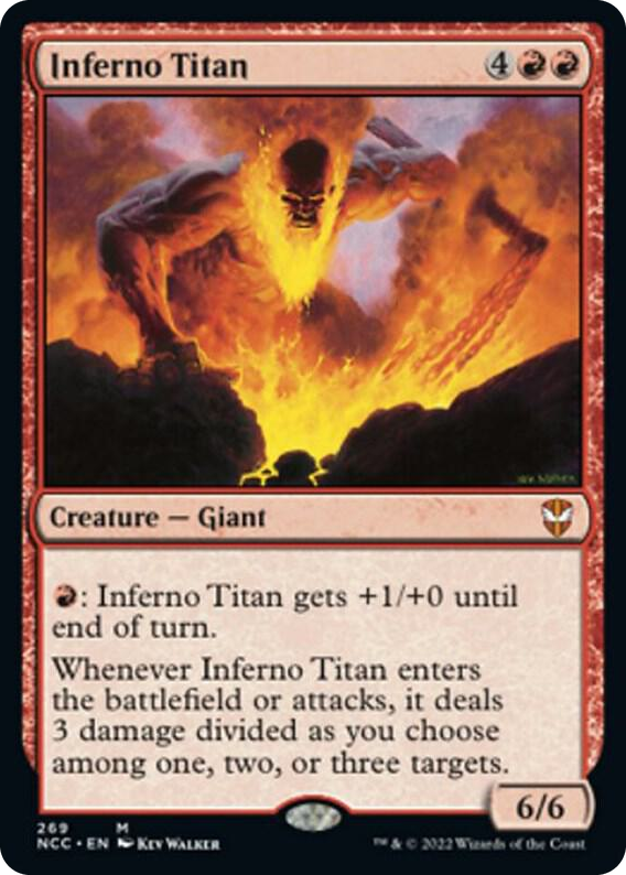 Inferno Titan #269 M - Commander: Streets of New Capenna Pokemon card