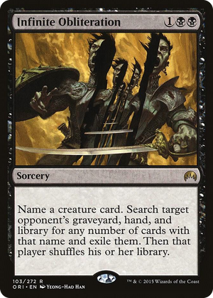 0103 Infinite Obliteration R Magic Origins
