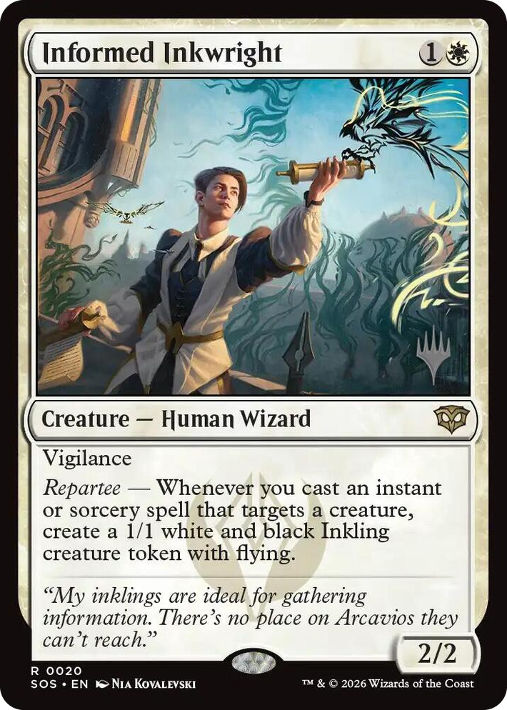 0020 Informed Inkwright R Promo Pack: Secrets of Strixhaven