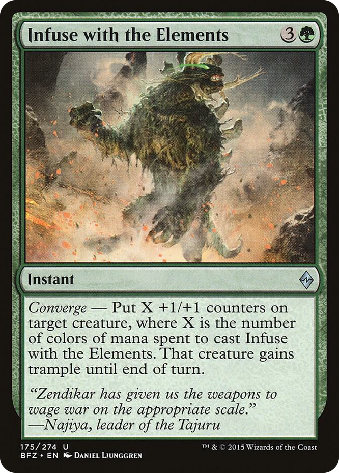 Infuse with the Elements #175 U - Battle for Zendikar Pokemon card