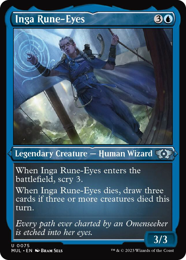 0075 Inga Rune-Eyes (Foil Etched) U March of the Machine: Multiverse Legends