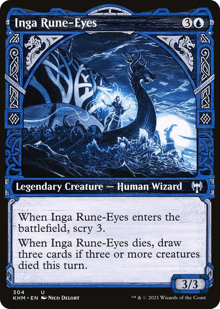 0304 Inga Rune-Eyes (Showcase) U Kaldheim