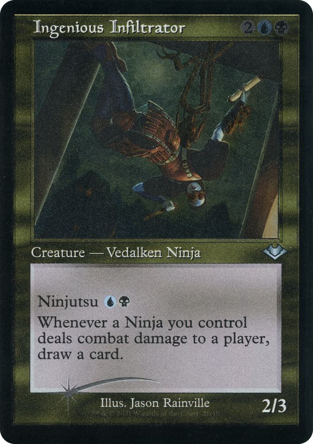 0028 Ingenious Infiltrator (Retro Frame) (Foil Etched) U Modern Horizons