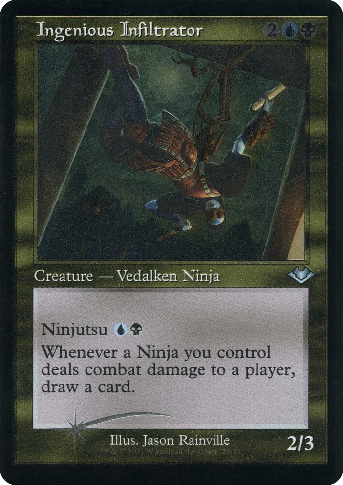 0028 Ingenious Infiltrator (Retro Frame) (Foil Etched) U Modern Horizons