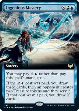 0297 Ingenious Mastery (Extended Art) R Strixhaven: School of Mages