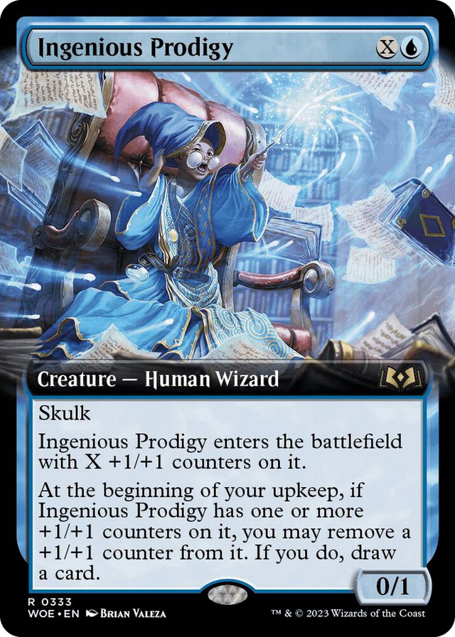0333 Ingenious Prodigy (Extended Art) R Wilds of Eldraine