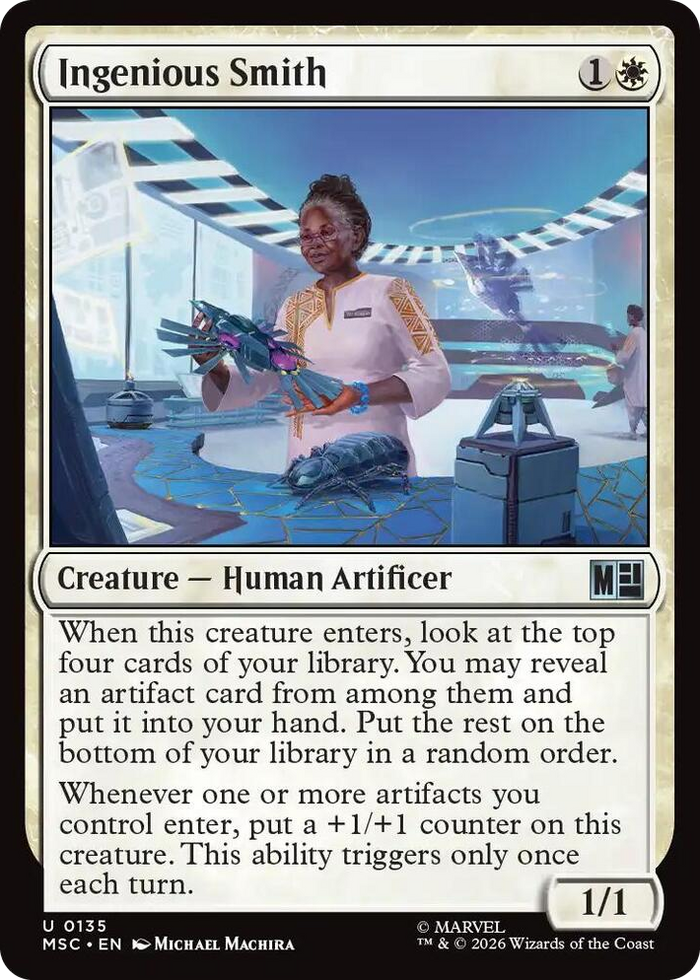 Ingenious Smith #135 U - Commander: Marvel Super Heroes Pokemon card