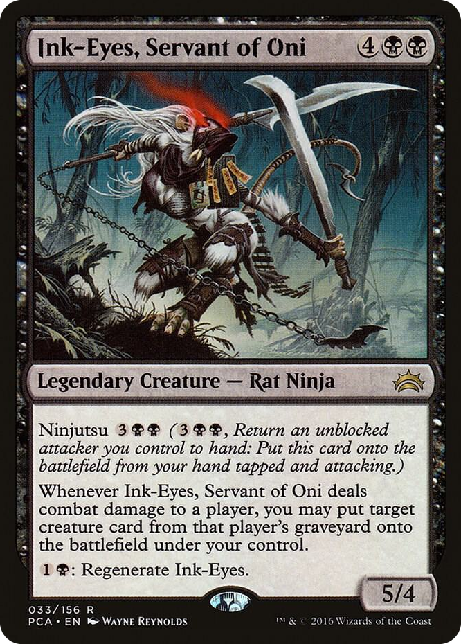 Ink-Eyes, Servant of Oni #33 R - Planechase Anthology Pokemon card