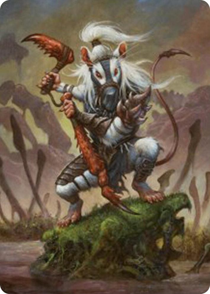 0050 Ink-Eyes, Servant of Oni Art Card S Art Series: Bloomburrow