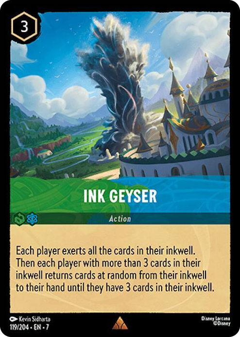 0119 Ink Geyser Rare Archazia's Island