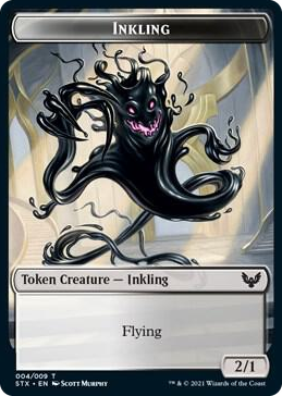 0004 Inkling (4) // Pest (5) Double-Sided Token T Strixhaven: School of Mages