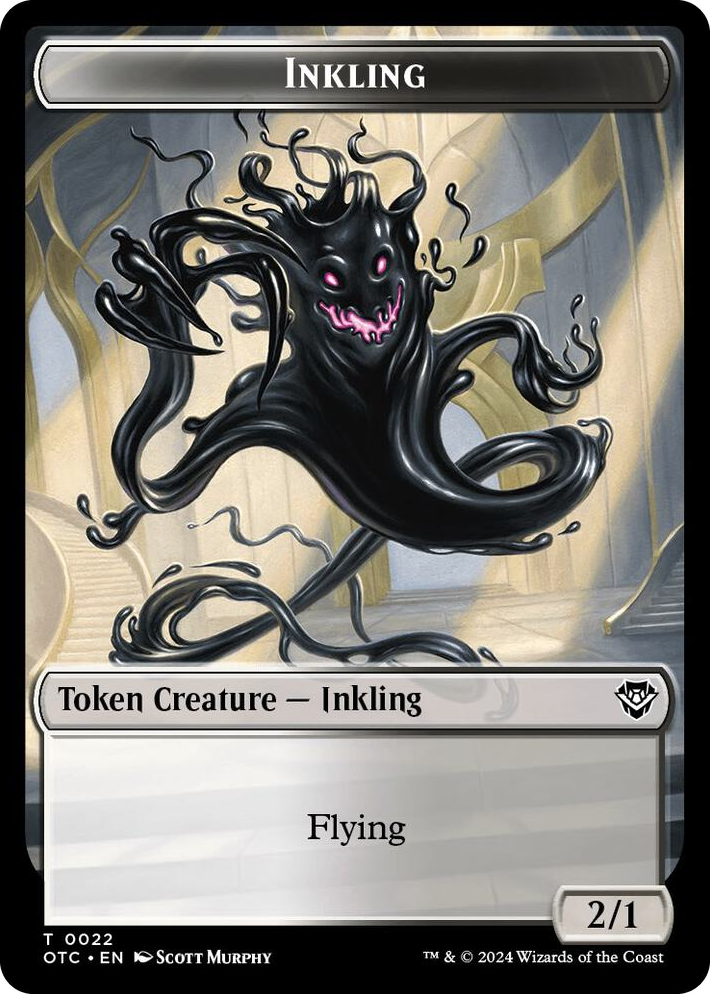 0022 Inkling // Treasure Double-Sided Token T Commander: Outlaws of Thunder Junction