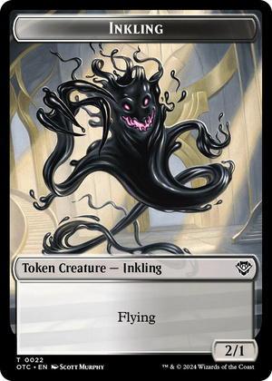 0022 Inkling // Treasure Double-Sided Token T Commander: Outlaws of Thunder Junction
