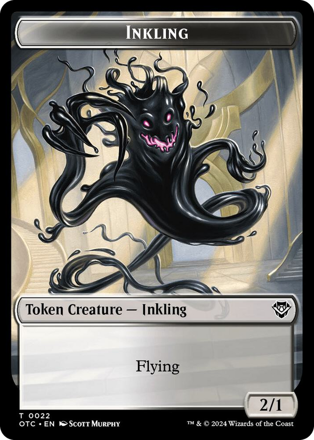 0022 Inkling // Treasure Double-Sided Token T Commander: Outlaws of Thunder Junction