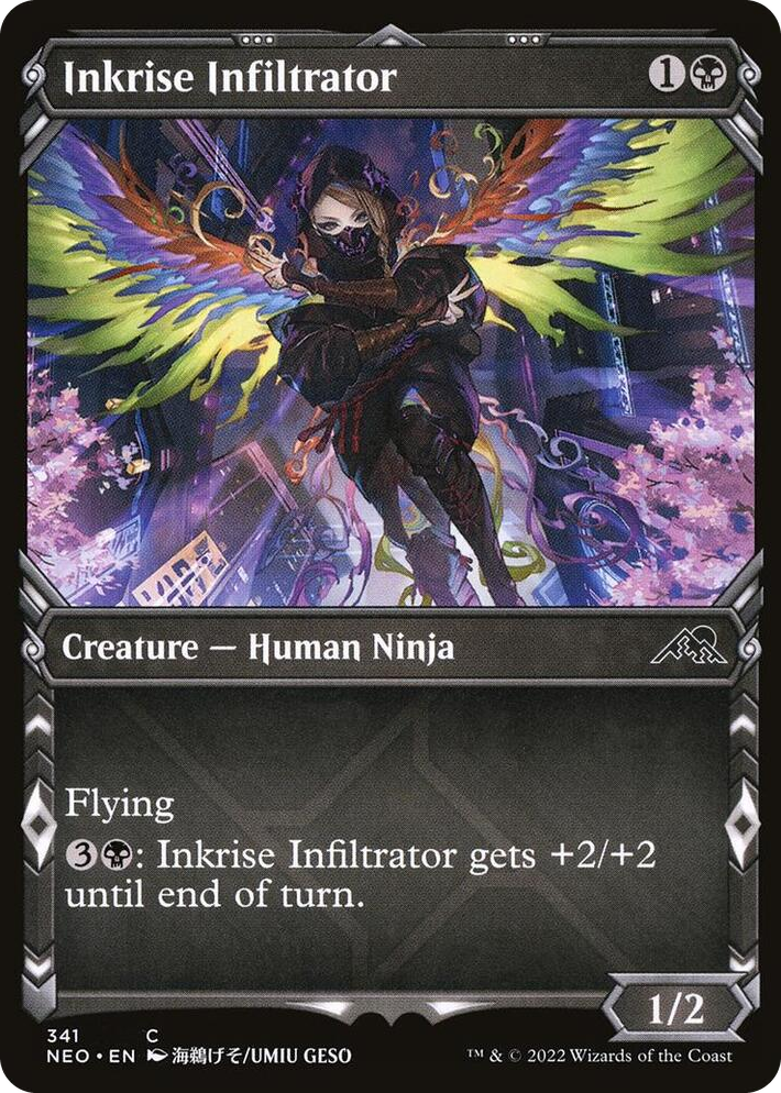 0341 Inkrise Infiltrator (Showcase) C Kamigawa: Neon Dynasty