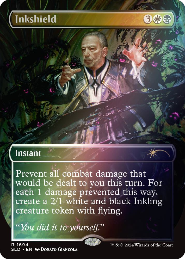 1694 Inkshield (Rainbow Foil) R Secret Lair Drop Series