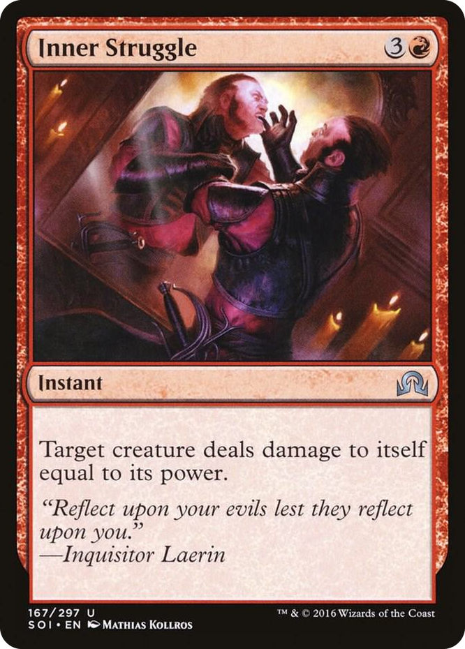 Inner Struggle #167 U - Shadows over Innistrad Pokemon card