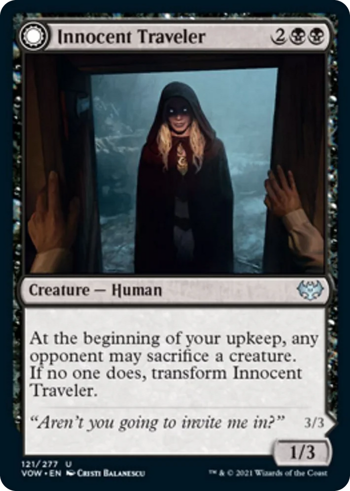 0121 Innocent Traveler U Innistrad: Crimson Vow