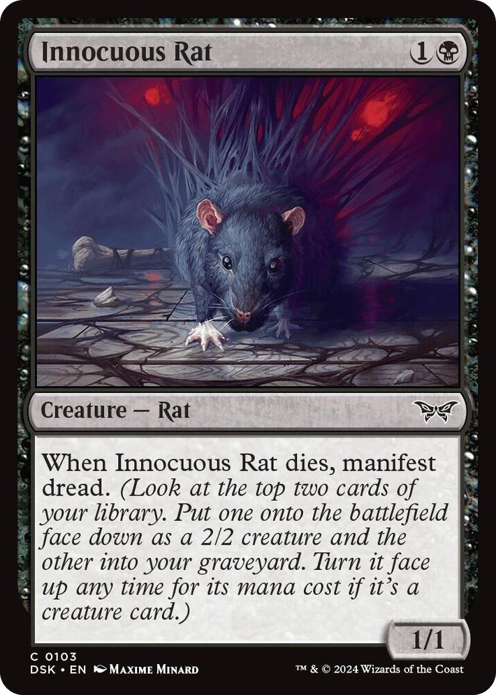 0103 Innocuous Rat C Duskmourn: House of Horror