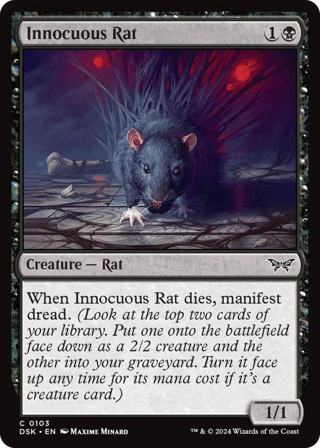 0103 Innocuous Rat C Duskmourn: House of Horror
