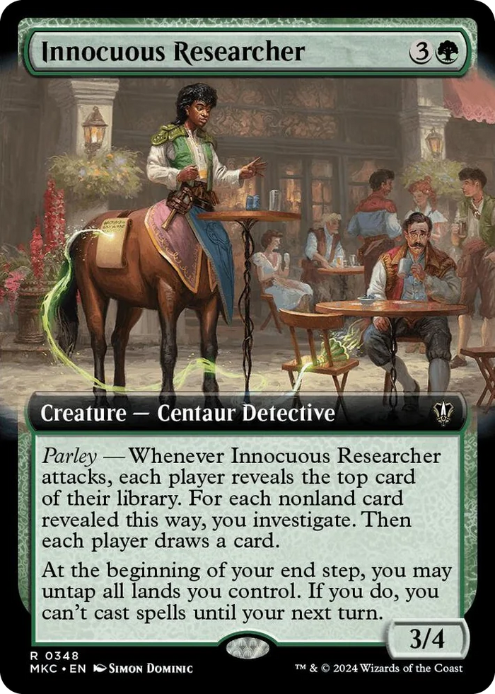 0348 Innocuous Researcher (Extended Art) R Commander: Murders at Karlov Manor