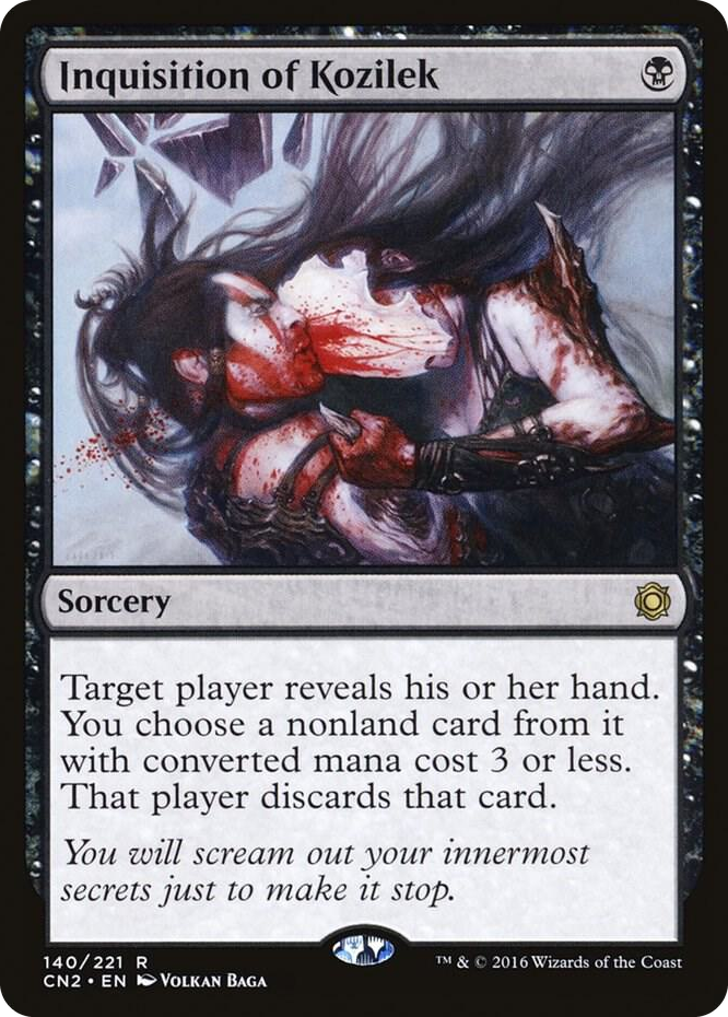 Inquisition of Kozilek #140 R - Conspiracy: Take the Crown Pokemon card