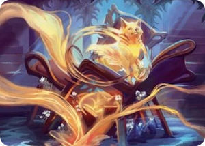 0017 Inquisitive Glimmer Art Card S Art Series: Duskmourn: House of Horror