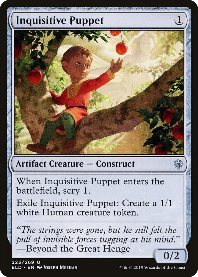 0223 Inquisitive Puppet U Throne of Eldraine