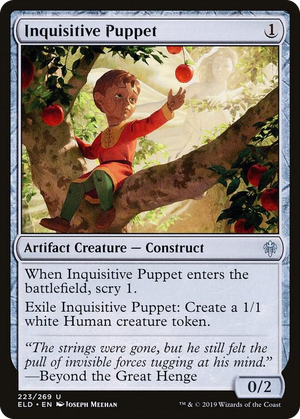 0223 Inquisitive Puppet U Throne of Eldraine