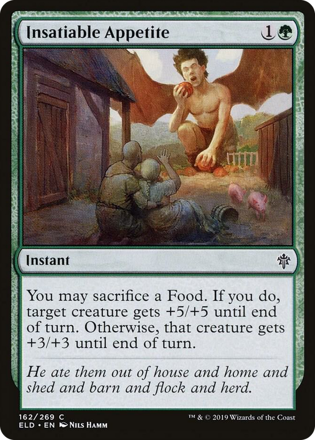 0162 Insatiable Appetite C Throne of Eldraine