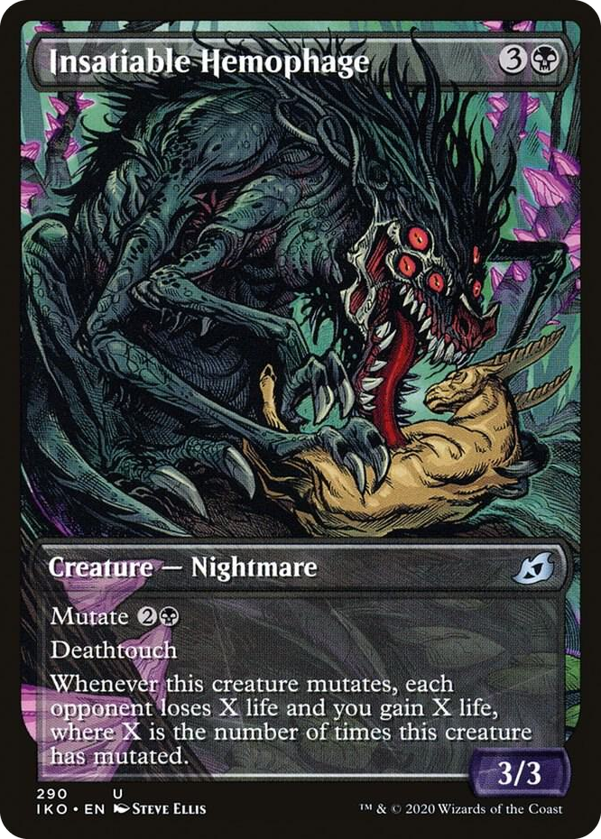 0290 Insatiable Hemophage (Showcase) U Lair of Behemoths