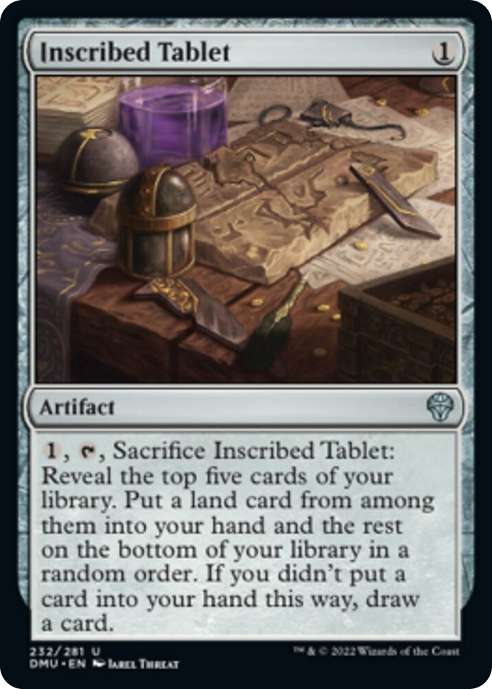 0232 Inscribed Tablet U Dominaria United