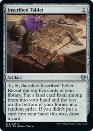 0232 Inscribed Tablet U Dominaria United