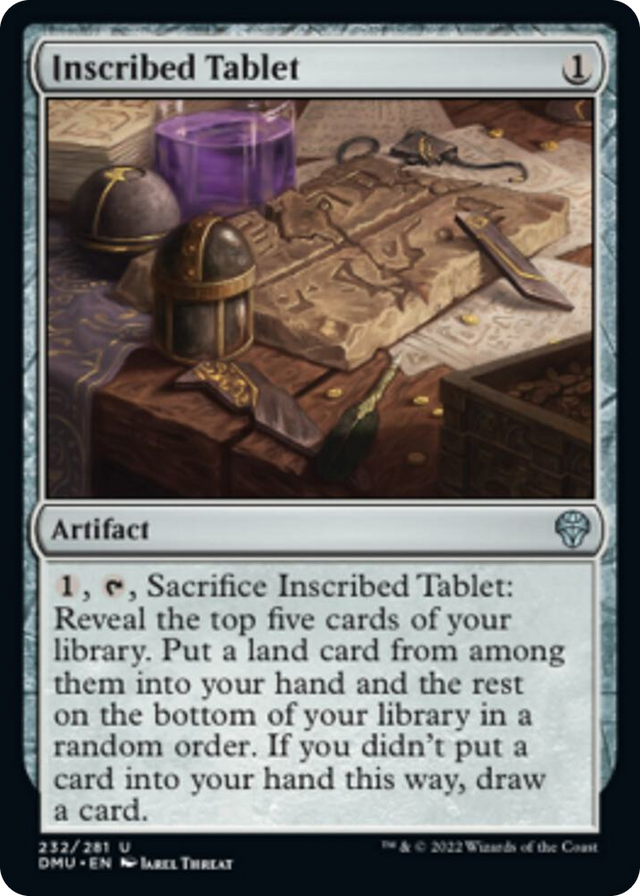 0232 Inscribed Tablet U Dominaria United