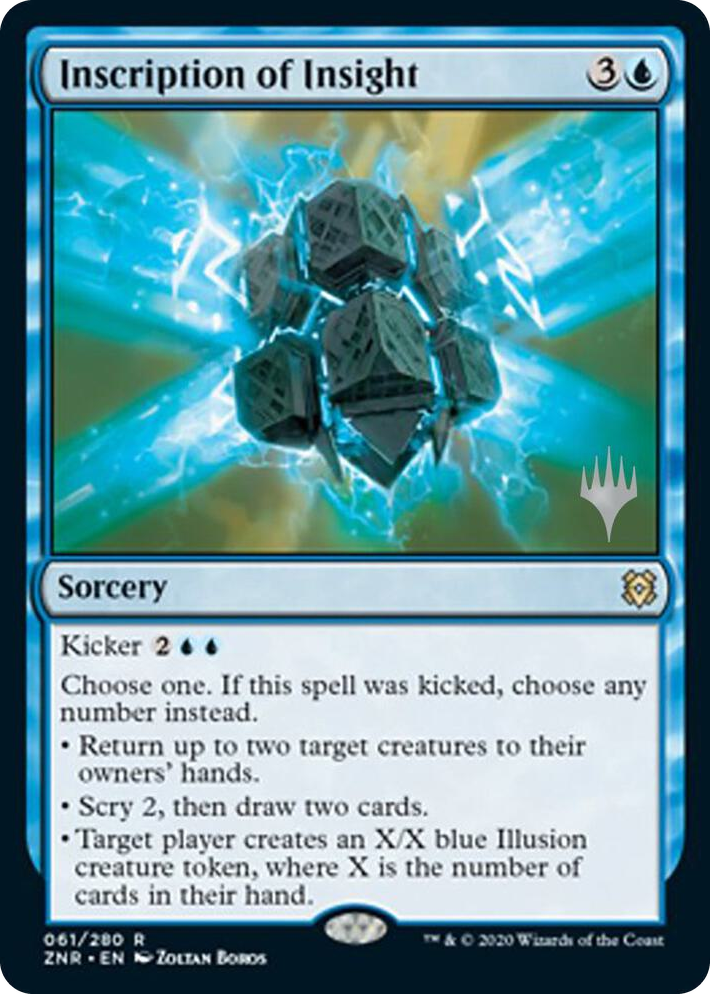 0061 Inscription of Insight R Promo Pack: Zendikar Rising