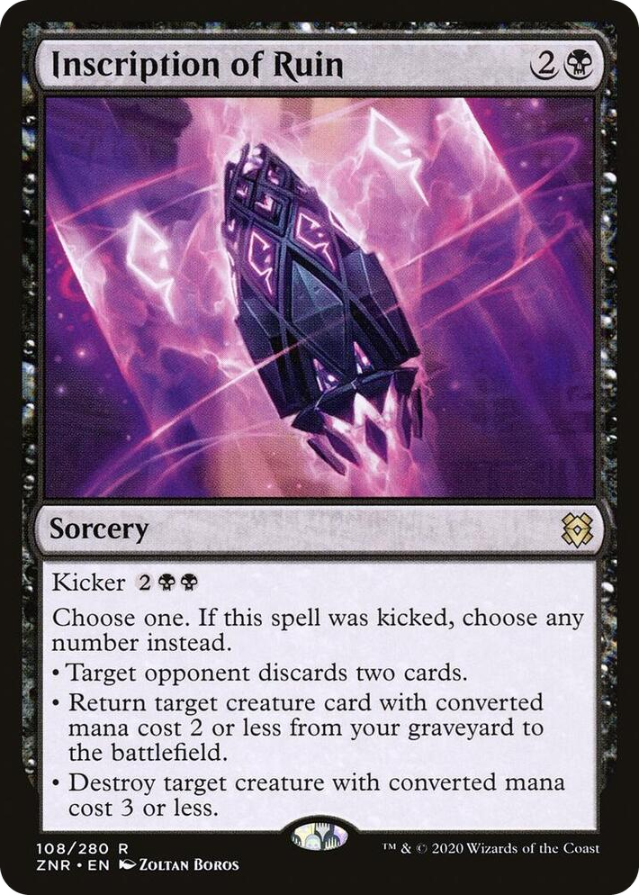 0108 Inscription of Ruin R Zendikar Rising