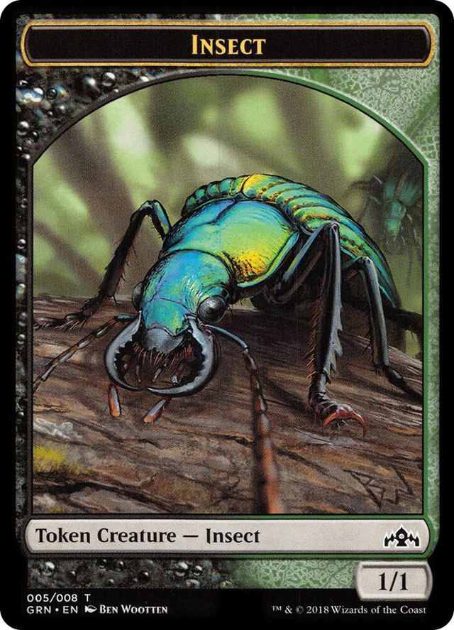 0005 Insect // Saproling Double-Sided Token T Guilds of Ravnica: Guild Kits