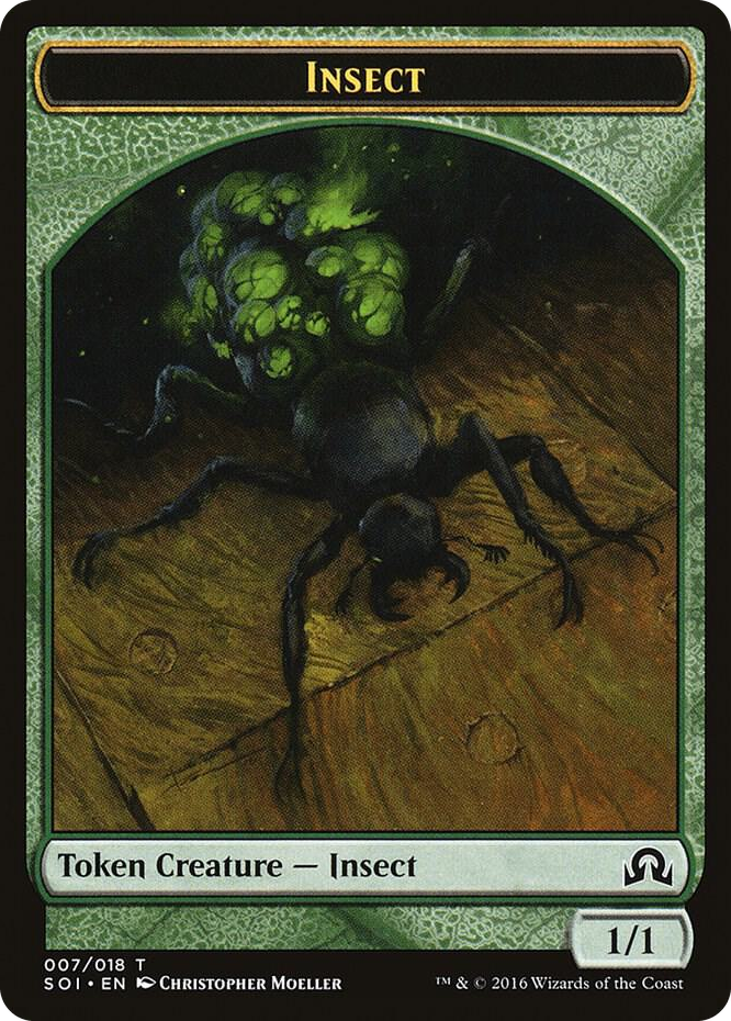 Insect Token #7 T - Shadows over Innistrad Pokemon card