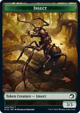 0009 Insect Token T Innistrad: Midnight Hunt